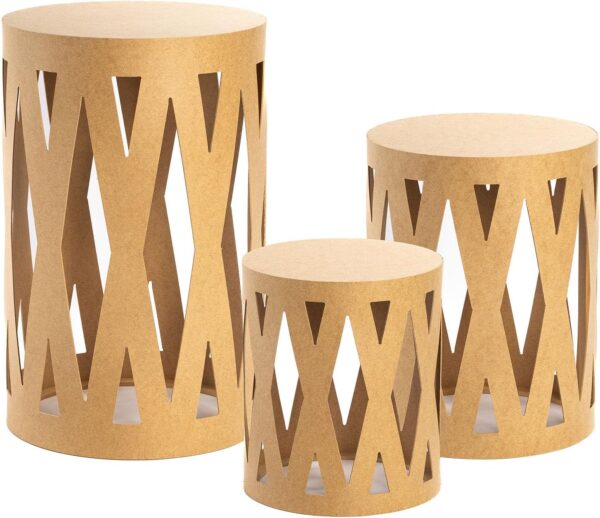 Trio Mesa Mesanino Cilindro X Provençal Mdf P M G P