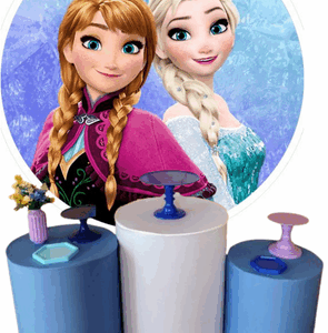 Locação Kit Pegue e Monte Frozen